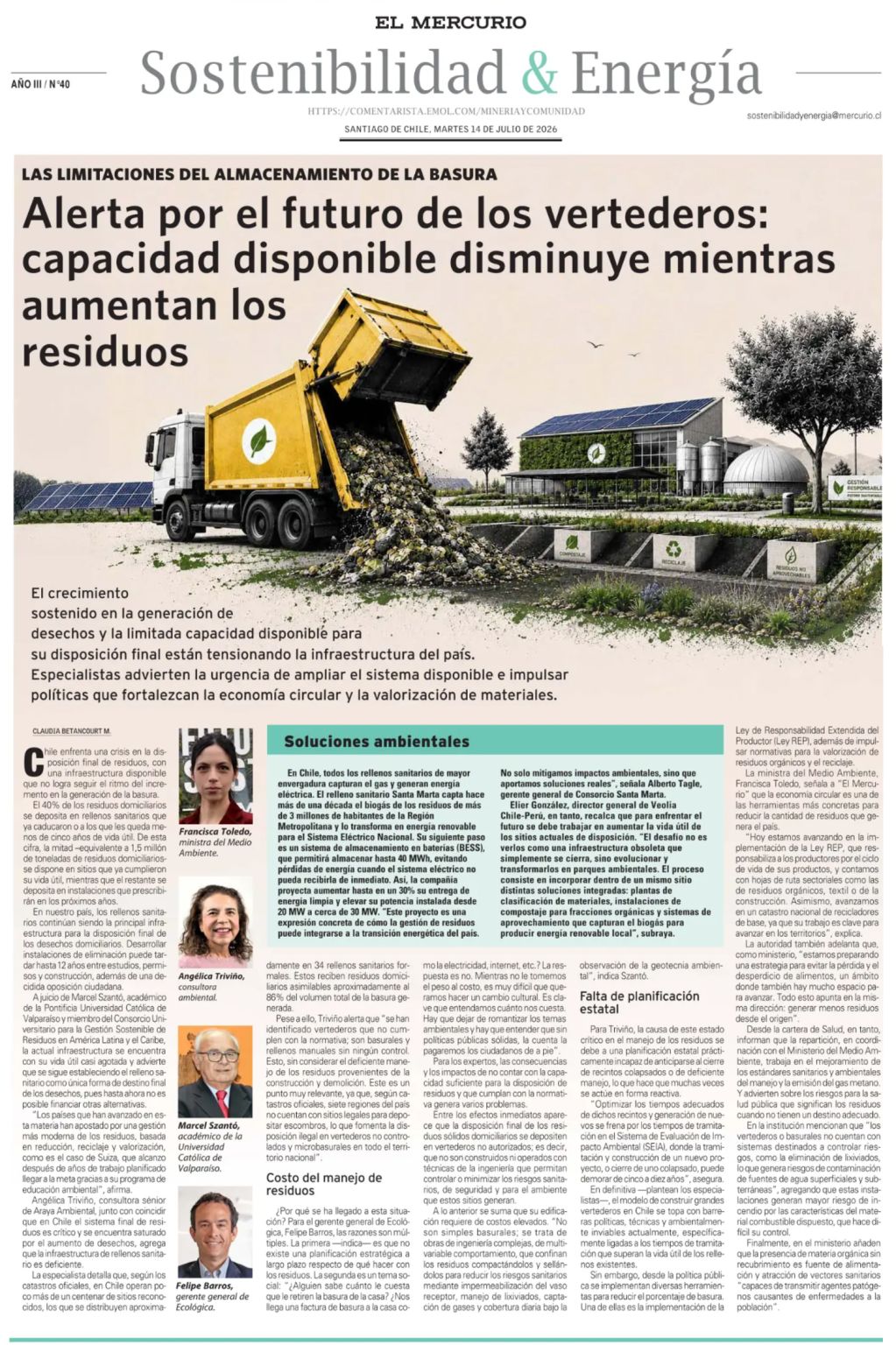 Crisis de los rellenos sanitarios en Chile: por qué la gestión de residuos exige planificación estratégica