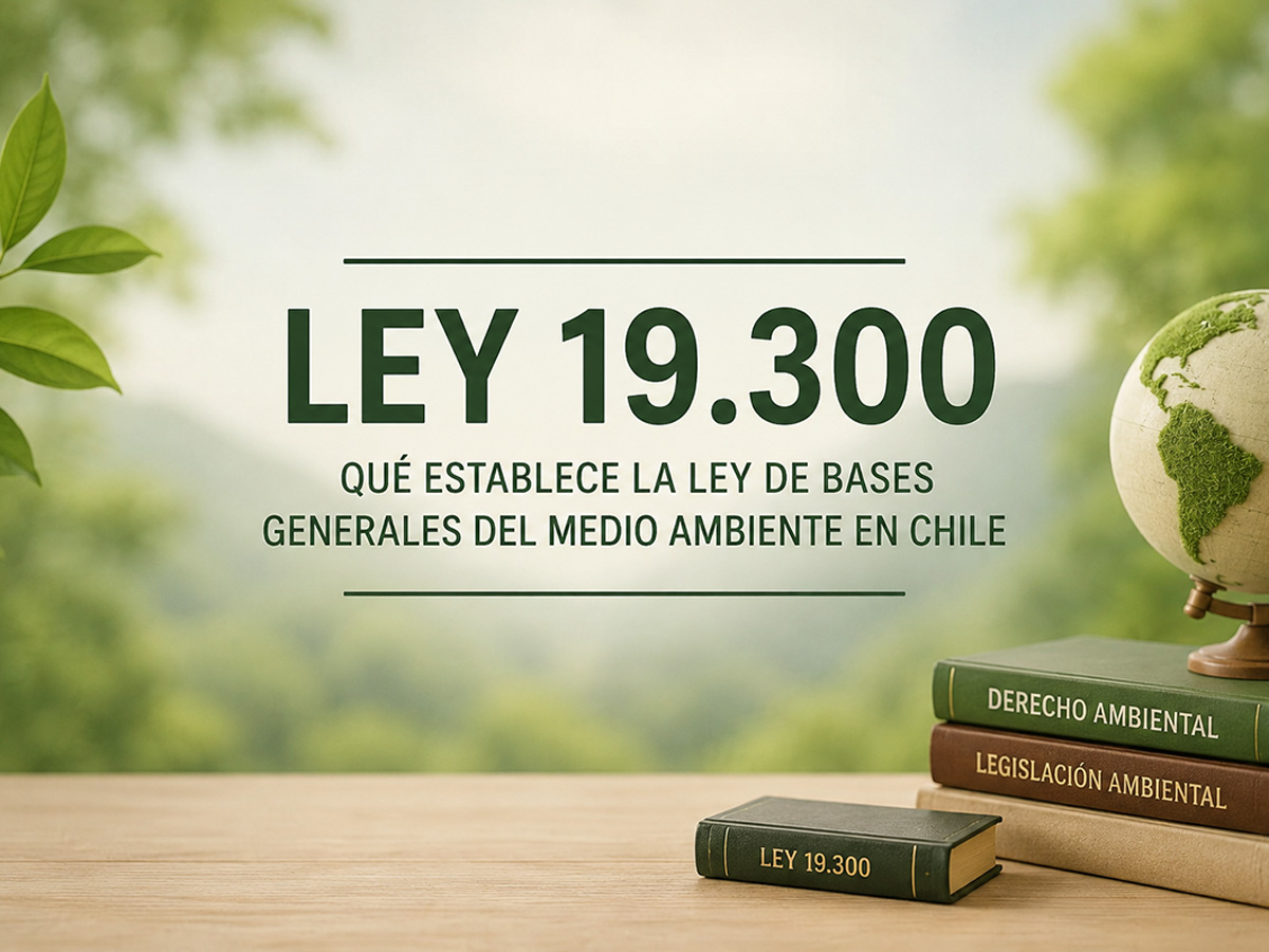 Ley 19.300: qué establece la Ley de Bases Generales del Medio Ambiente en Chile